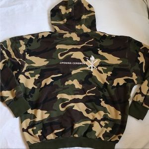 Opening ceremony vintage camo hoodie